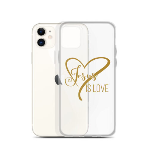 Jesus is Love Clear Case for iPhone® - Image 4