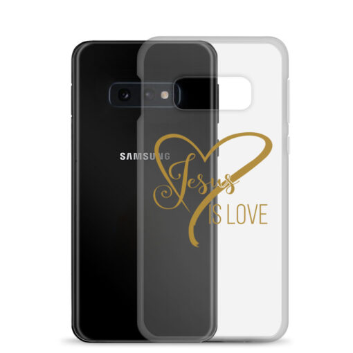 Jesus is Love Clear Case for Samsung® - Image 3