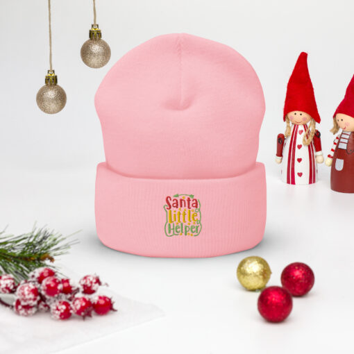 Santa Little Helper Cuffed Beanie - Image 21