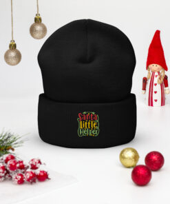 Santa Little Helper Cuffed Beanie