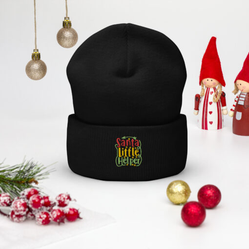 Santa Little Helper Cuffed Beanie