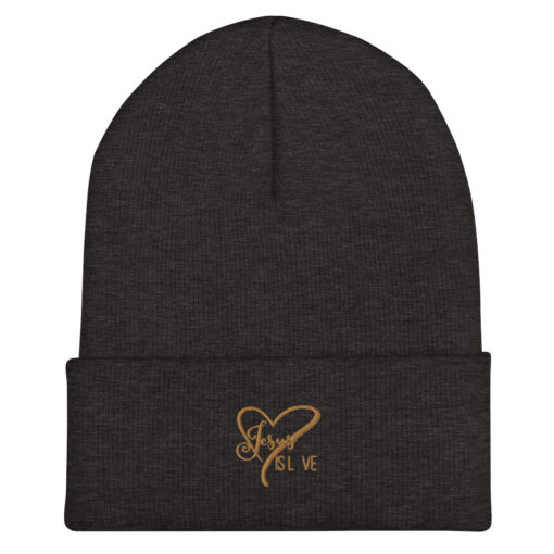 Jesus is Love Cuffed Beanie - Image 7