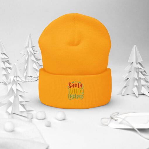 Santa Little Helper Cuffed Beanie - Image 20