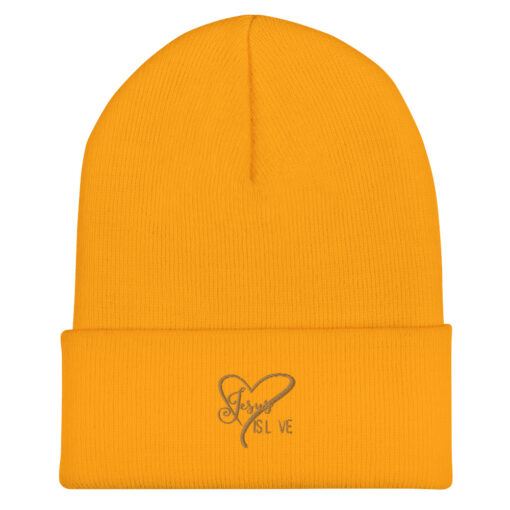 Jesus is Love Cuffed Beanie