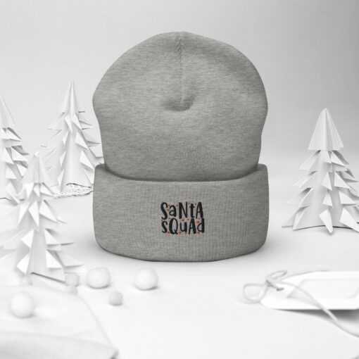 Santa Squad Cuffed Beanie - Image 4