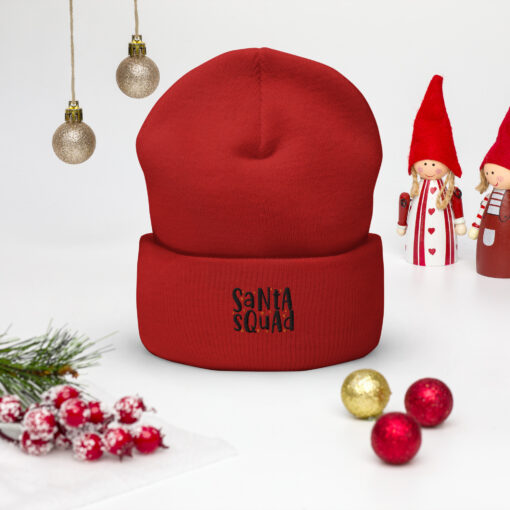 Santa Squad Cuffed Beanie