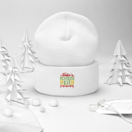 Santa's Cutest Elf Cuffed Beanie - Image 22