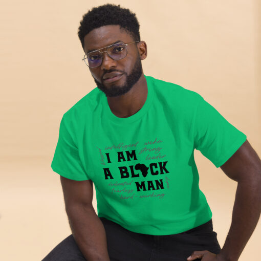 I Am a Black Man Men's Classic Crew Neck T-Shirt