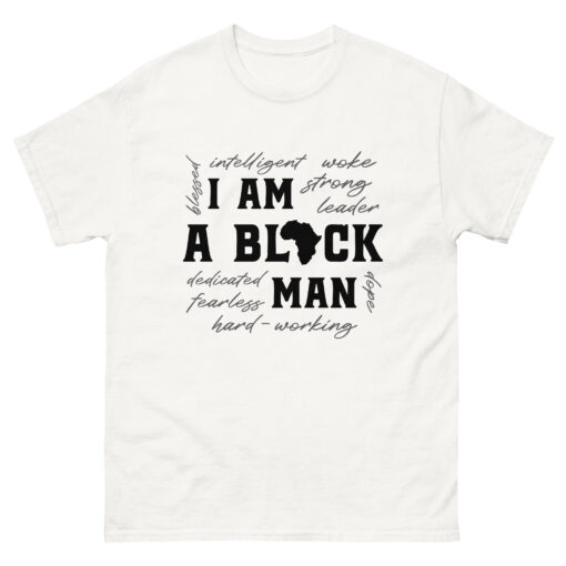 I Am a Black Man Men's Classic Crew Neck T-Shirt - Image 22