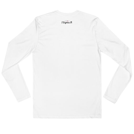 Camping Hair Don't Care Men's Long Sleeve Fitted Crew - Image 6