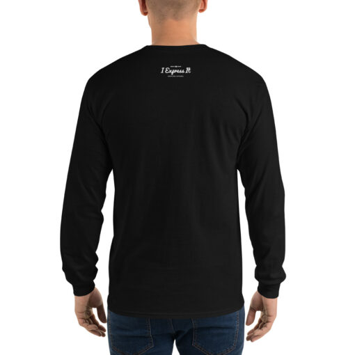 Camping Hair Don't Care Men’s Long Sleeve T-Shirt - Image 3