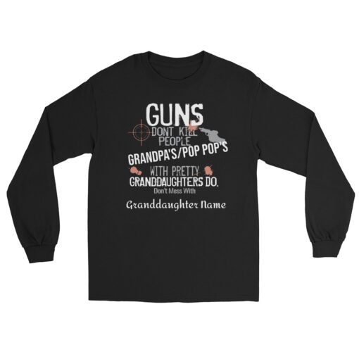 Pretty Granddaughter's Men’s Long Sleeve Shirt - Image 8