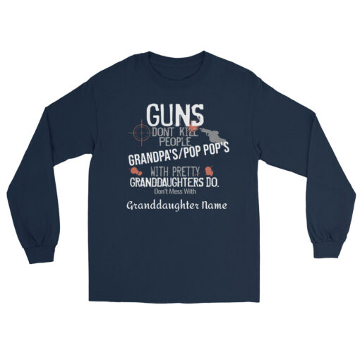 Pretty Granddaughter's Men’s Long Sleeve Shirt