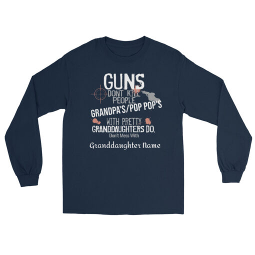 Pretty Granddaughter's Men’s Long Sleeve Shirt - Image 10