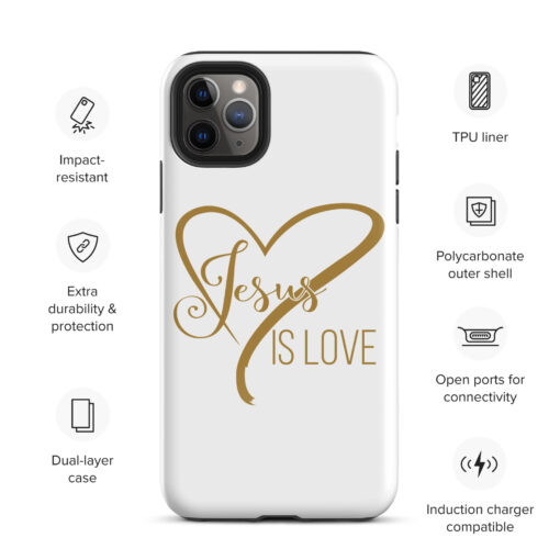 Jesus is Love Tough Case for iPhone® - Image 6