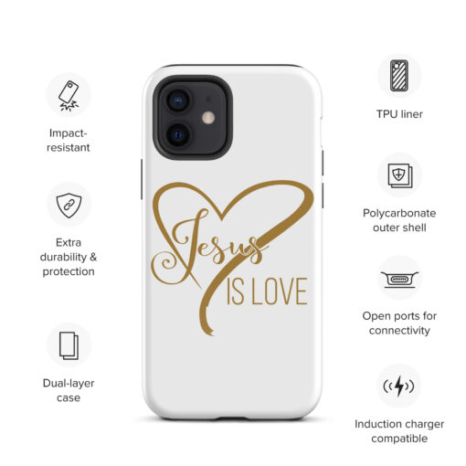 Jesus is Love Tough Case for iPhone® - Image 10