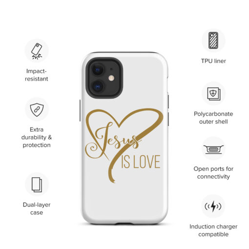 Jesus is Love Tough Case for iPhone® - Image 8