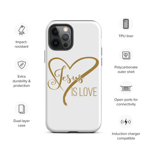 Jesus is Love Tough Case for iPhone® - Image 12