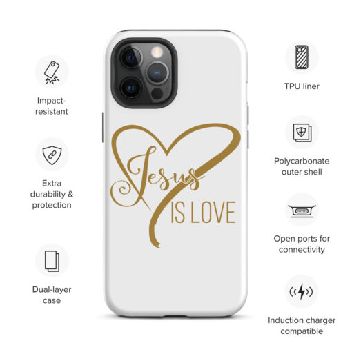 Jesus is Love Tough Case for iPhone® - Image 14