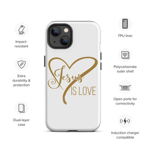 Jesus is Love Tough Case for iPhone® - Image 18