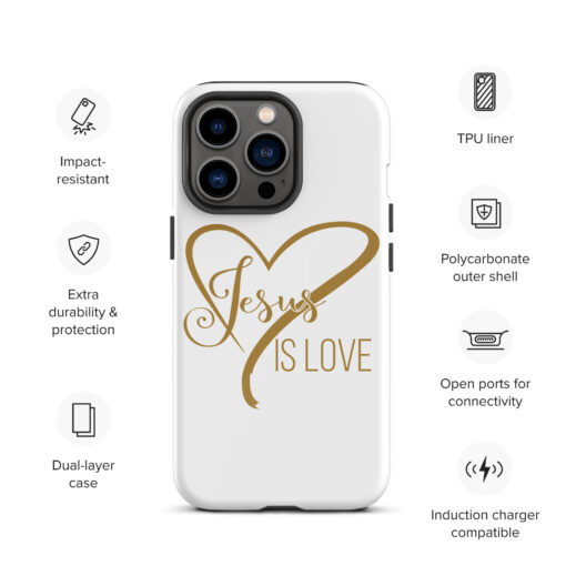 Jesus is Love Tough Case for iPhone® - Image 20