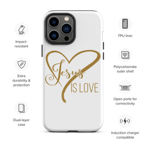 Jesus is Love Tough Case for iPhone® - Image 22