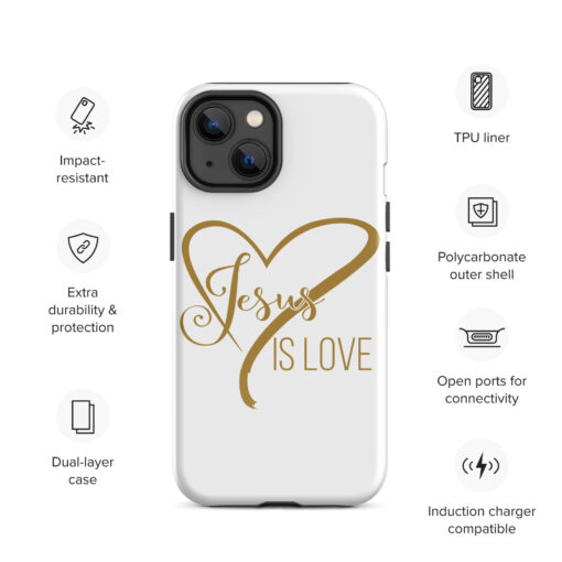 Jesus is Love Tough Case for iPhone® - Image 24