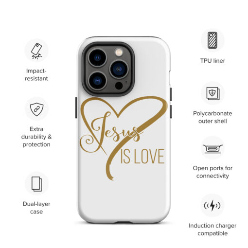 Jesus is Love Tough Case for iPhone® - Image 28