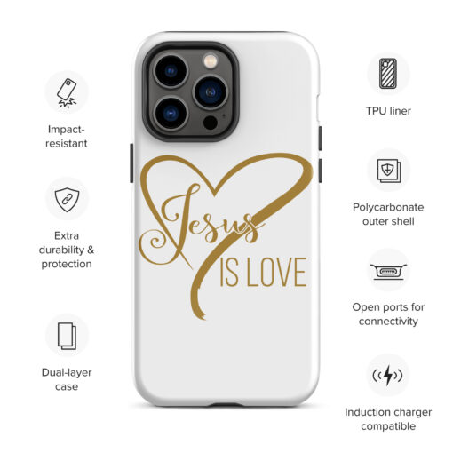 Jesus is Love Tough Case for iPhone® - Image 30