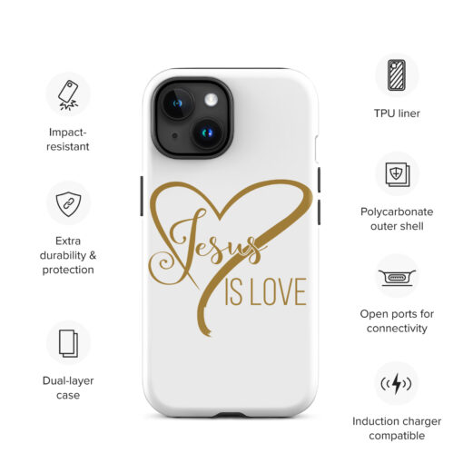 Jesus is Love Tough Case for iPhone® - Image 32