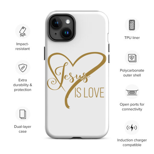 Jesus is Love Tough Case for iPhone® - Image 34