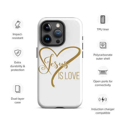 Jesus is Love Tough Case for iPhone® - Image 36