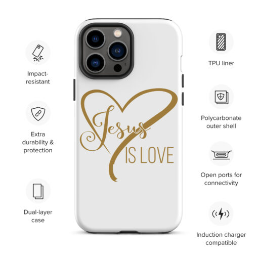 Jesus is Love Tough Case for iPhone® - Image 23