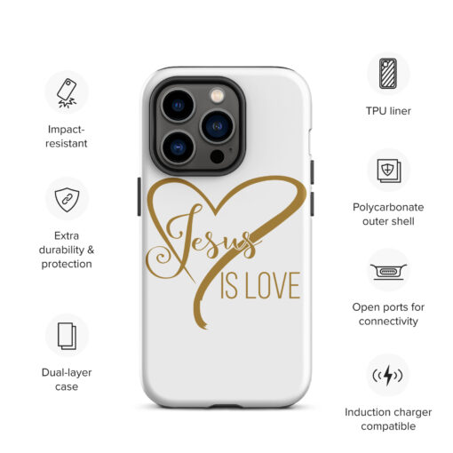 Jesus is Love Tough Case for iPhone® - Image 29