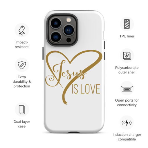 Jesus is Love Tough Case for iPhone® - Image 31