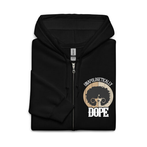 Women's Unapologetically Dope (Unisex) Heavy Blend Zip Hoodie - Image 4