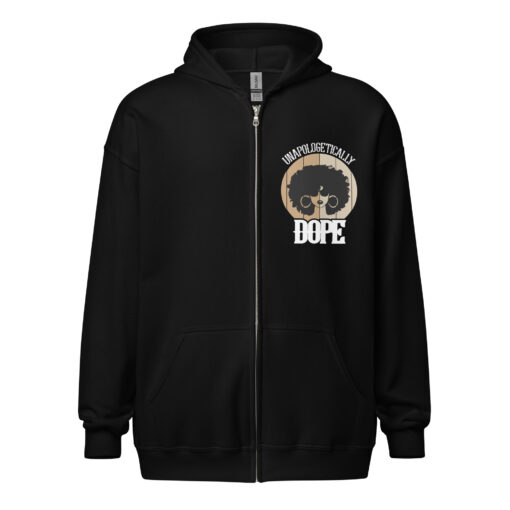 Women's Unapologetically Dope (Unisex) Heavy Blend Zip Hoodie - Image 6