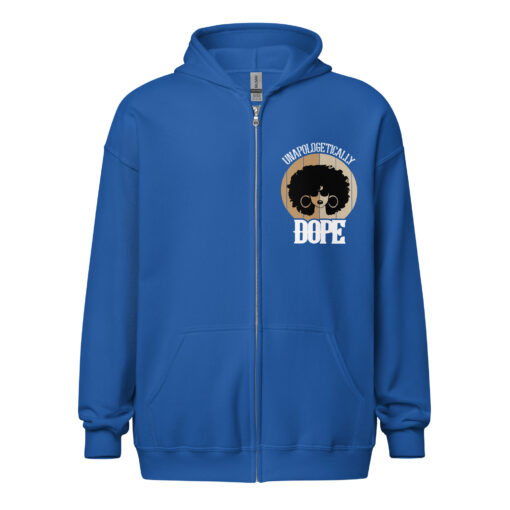 Women's Unapologetically Dope (Unisex) Heavy Blend Zip Hoodie - Image 18