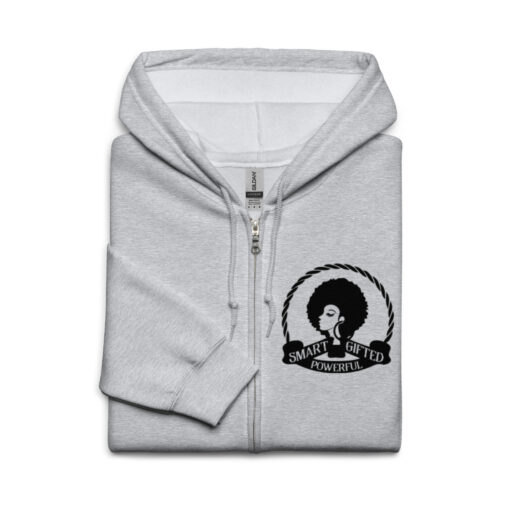 Women's Smart, Gifted and Powerfiul (Unisex) Heavy Blend Zip Hoodie - Image 11