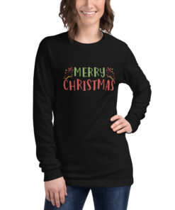 Merry Christmas (Unisex) Long Sleeve Tee