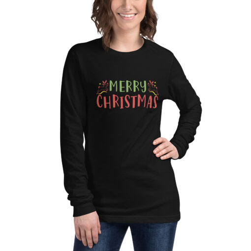 Merry Christmas (Unisex) Long Sleeve Tee