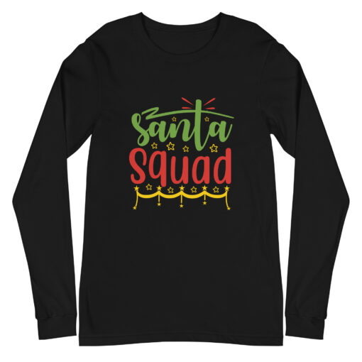 Santa Squad (Unisex) Long Sleeve T-Shirt - Image 23