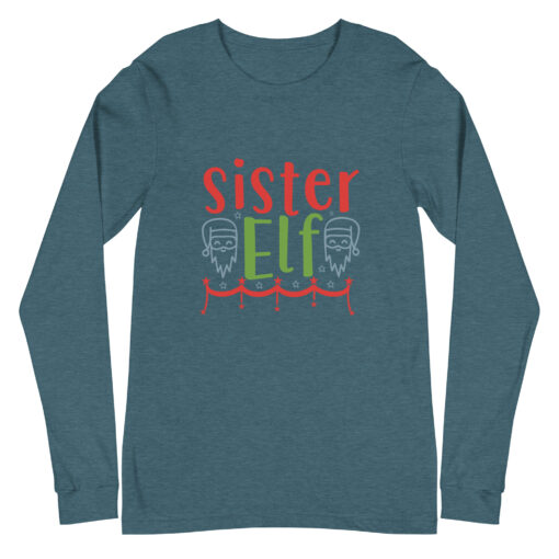 Sister Elf (Unisex) Long Sleeve Tee - Image 18