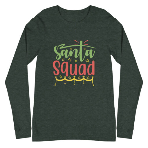 Santa Squad (Unisex) Long Sleeve T-Shirt - Image 8