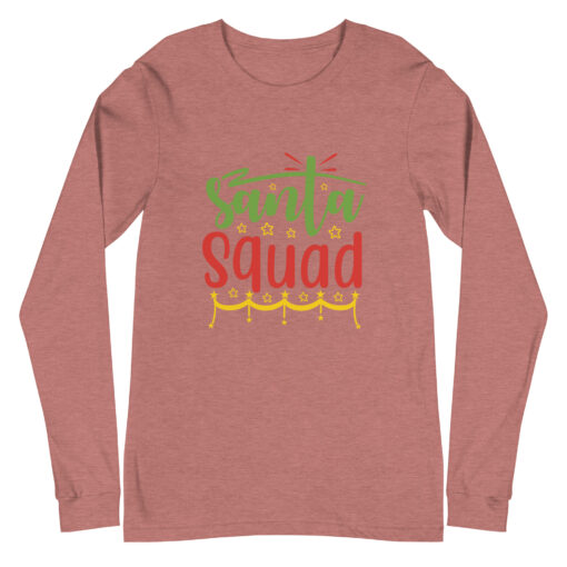 Santa Squad (Unisex) Long Sleeve T-Shirt - Image 21