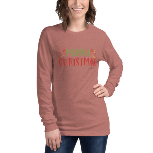 Merry Christmas (Unisex) Long Sleeve Tee - Image 24