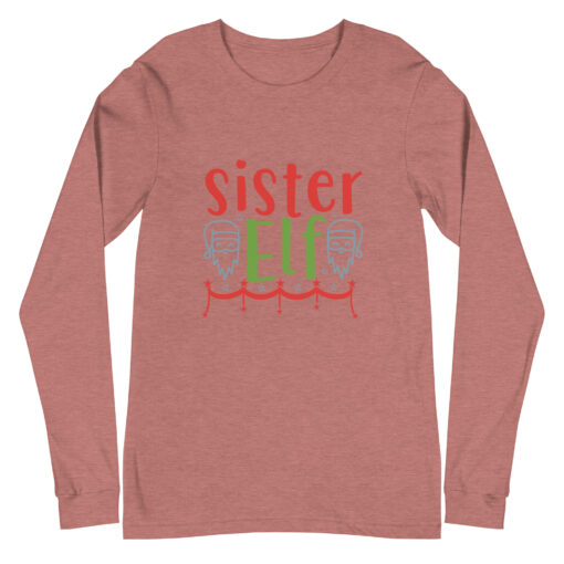 Sister Elf (Unisex) Long Sleeve Tee - Image 21