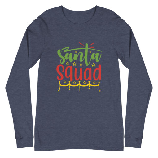 Santa Squad (Unisex) Long Sleeve T-Shirt - Image 14