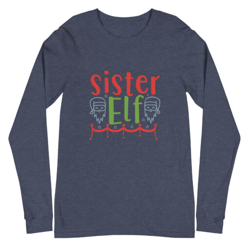 Sister Elf (Unisex) Long Sleeve Tee - Image 16