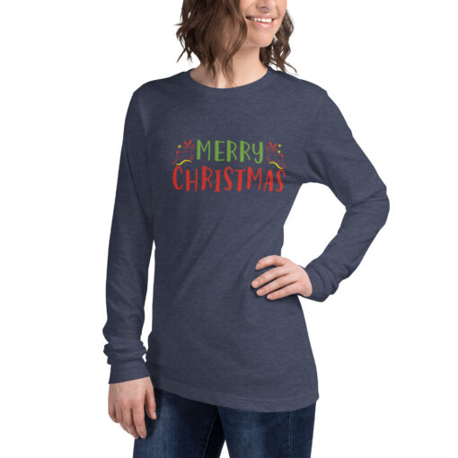 Merry Christmas (Unisex) Long Sleeve Tee - Image 17